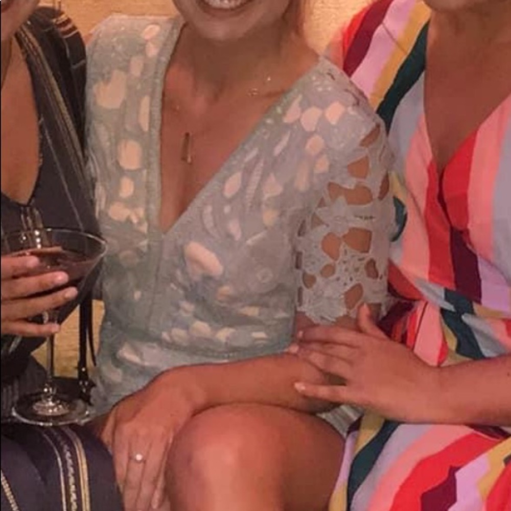 Lace romper!